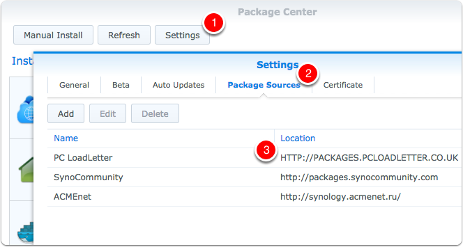 crashplan and synology