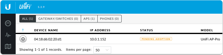 Ssh adoption unifi