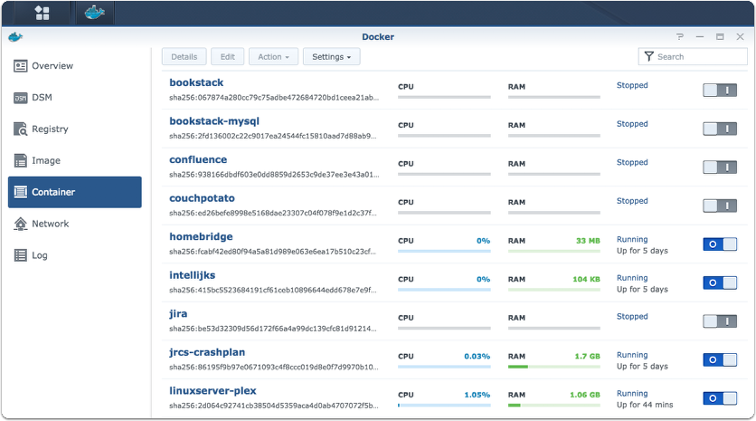 synology plex media server ports